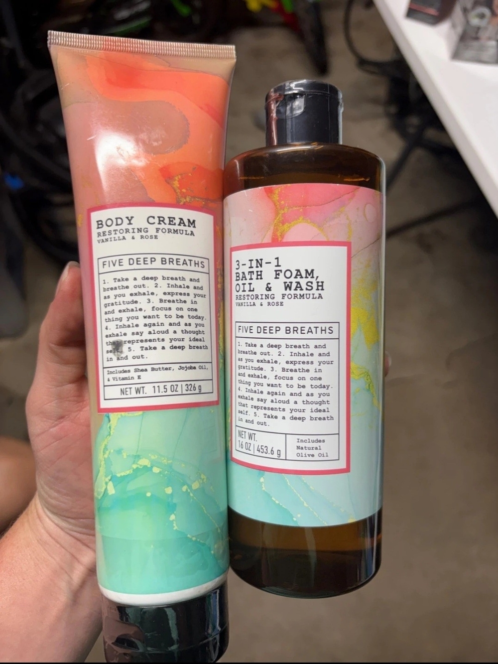 Set 3-in-1 Bath Foam And Body Cream